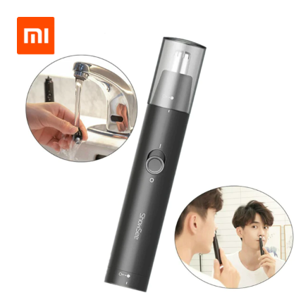 Xiaomi ShowSee Electric Nose Hair Trimmer 360 Degree Rotate Ear Nose Hair Shaver Safe Cleaner Tool For Men Women 